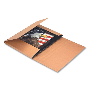 Coastwide Professional™ Rigid Corrugated Kraft Fold-over Mailer, Square Flap, Fold-over Closure, 30 X 24, Brown Kraft, 20-bundle freeshipping - TVN Wholesale